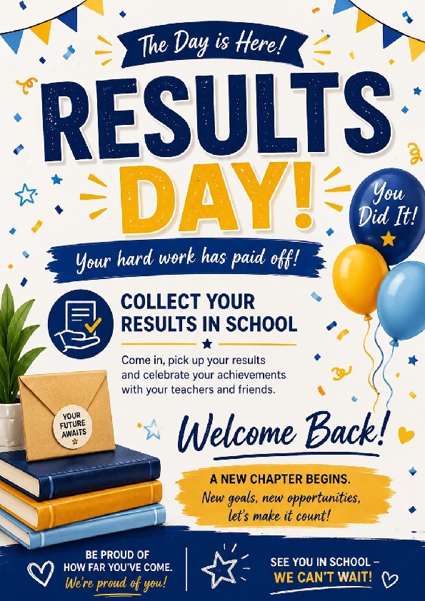 Results day poster